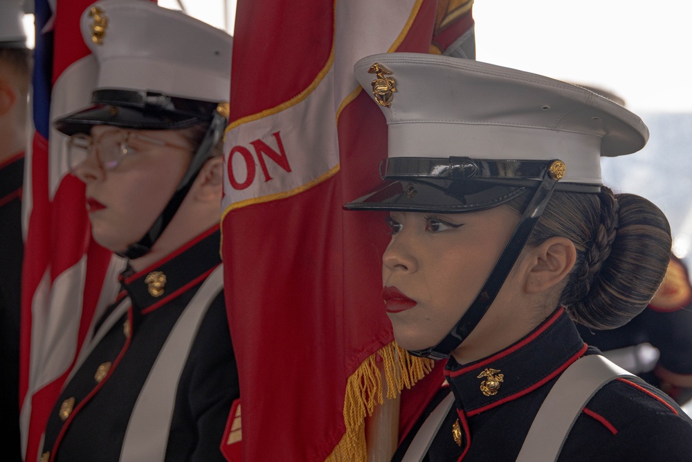 Marines Participate in Annual President Ronald Reagan Wreath Laying Ceremony