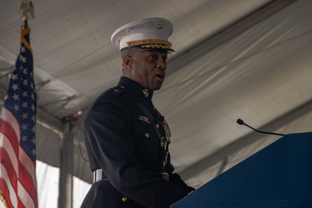 Marines Participate in Annual President Ronald Reagan Wreath Laying Ceremony