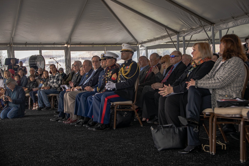 Marines Participate in Annual President Ronald Reagan Wreath Laying Ceremony