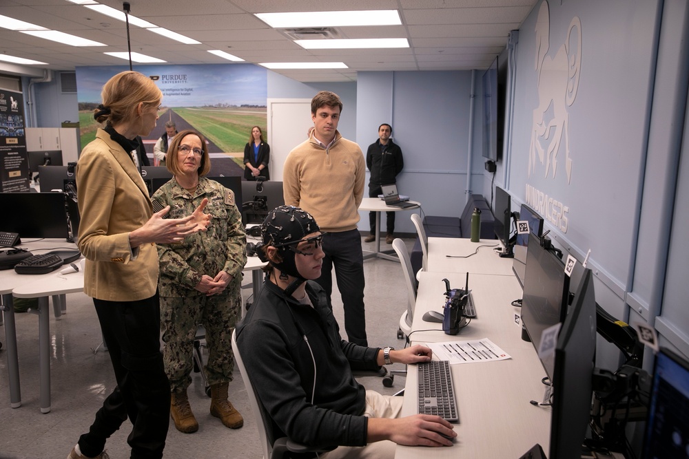 Chief of Naval Operations Visits NSA Crane, Purdue University