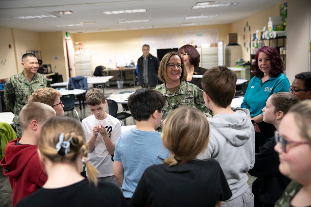 Chief of Naval Operations Visits NSA Crane, Purdue University