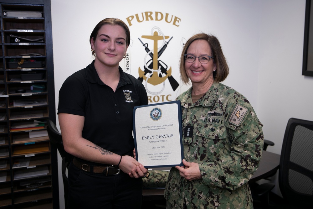 Chief of Naval Operations Visits NSA Crane, Purdue University