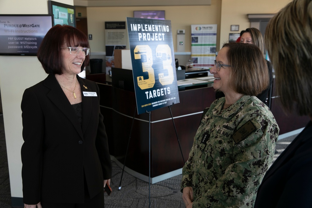 Chief of Naval Operations Visits NSA Crane, Purdue University