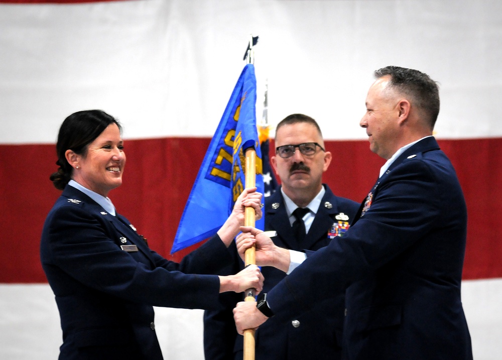 New Air Guard Maintenance Support Squadron conducts first change of command ceremony