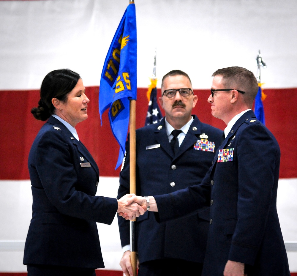 New Air Guard Maintenance Support Squadron conducts first change of command ceremony