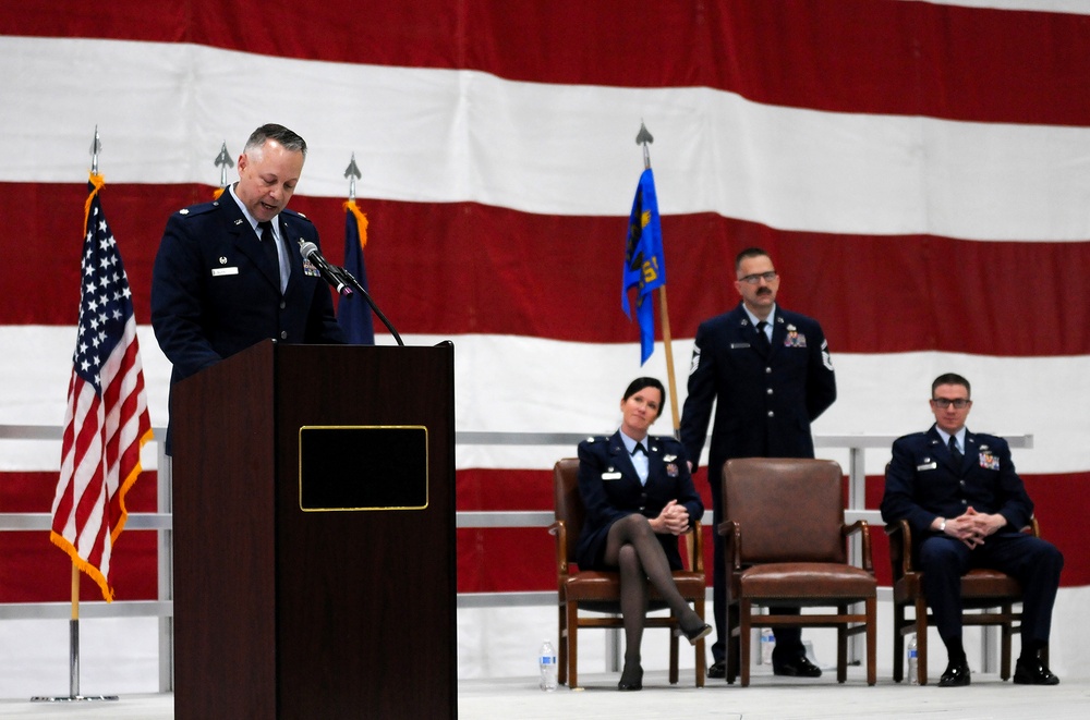 New Air Guard Maintenance Support Squadron conducts first change of command ceremony