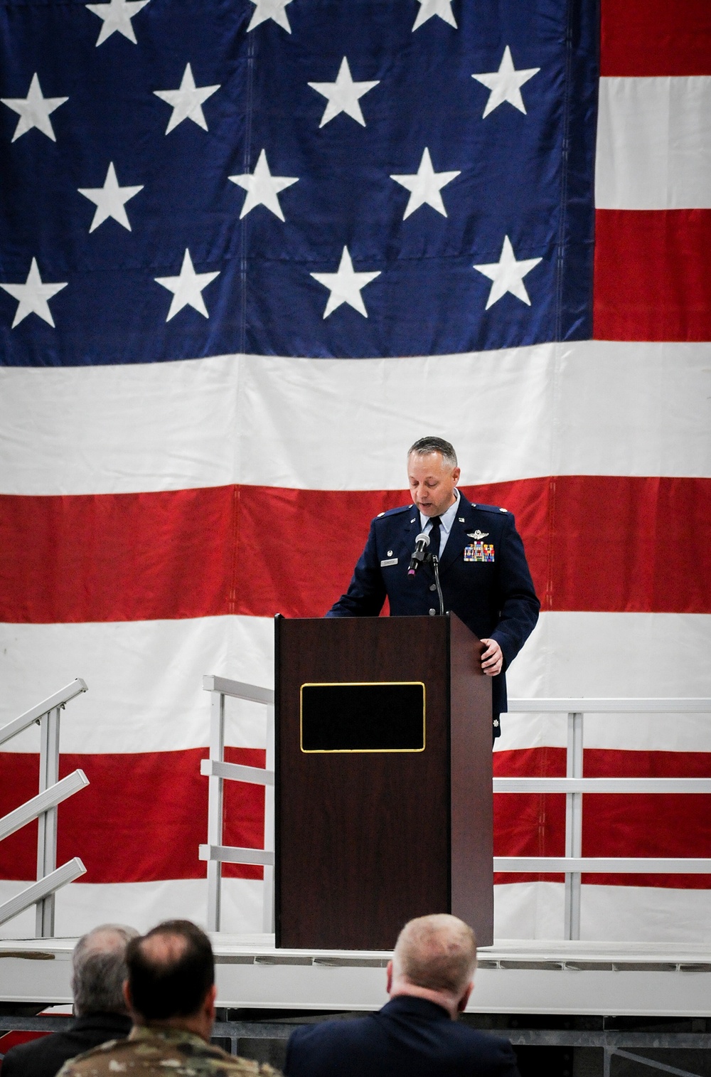 New Air Guard Maintenance Support Squadron conducts first change of command ceremony