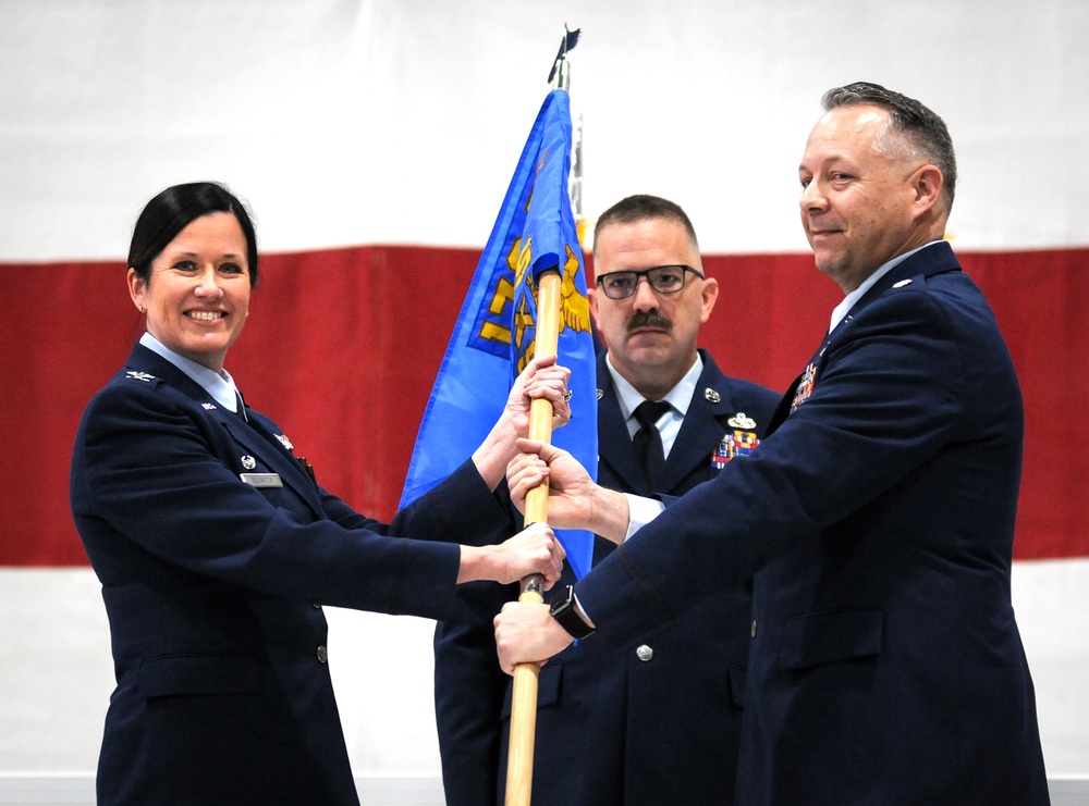 New Air Guard Maintenance Support Squadron conducts first change of command ceremony