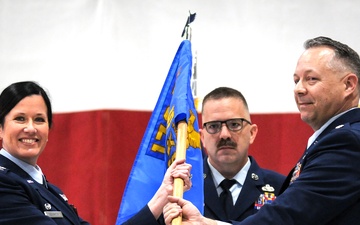 New Air Guard Maintenance Support Squadron conducts first change of command ceremony