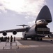 Marines and Airmen train together with a C-5 Super Galaxy