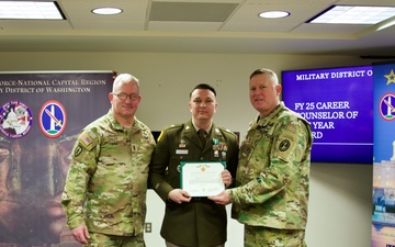 Sergeant 1st Class Wins Annual Career Counselor Competition Second Year in a Row