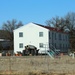 Contractors prepare second World War II-era barracks to be moved at Fort McCoy