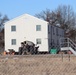 Contractors prepare second World War II-era barracks to be moved at Fort McCoy