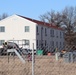 Contractors prepare second World War II-era barracks to be moved at Fort McCoy