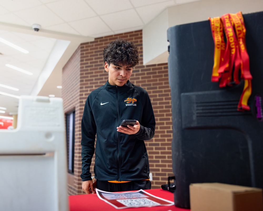 Fort Worth Marines Sponsor Coppell ISD Regional High School Wrestling Tournament