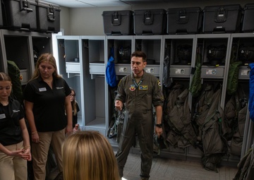 Bay County Junior Leadership Bay visit Tyndall AFB