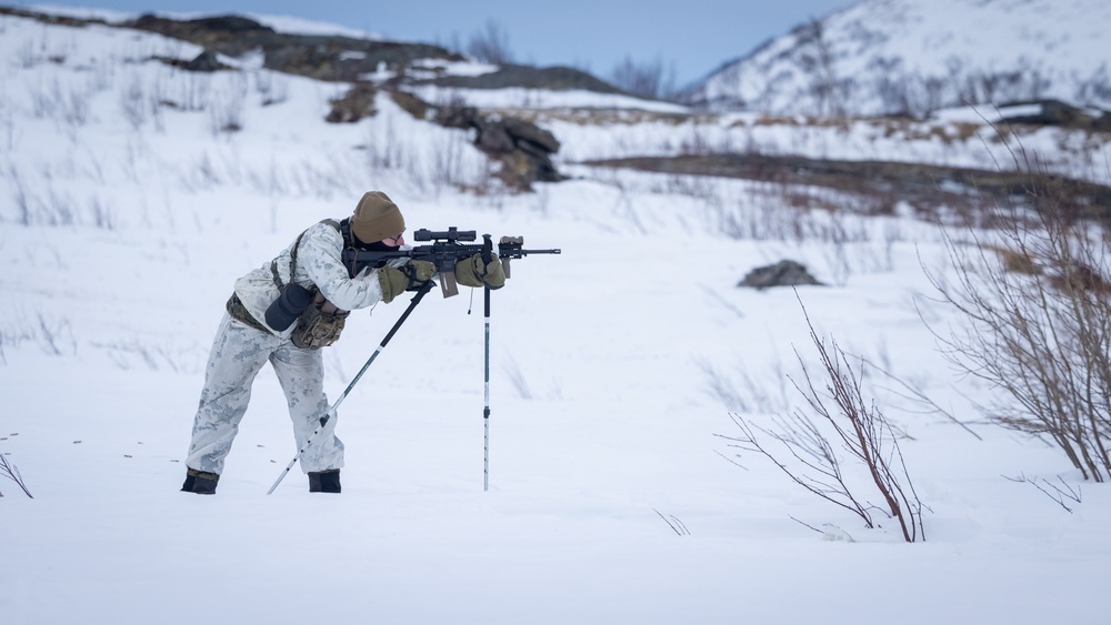 Exercise Joint Viking 25: Force Reconnaissance Company Participates in Patrol Course Winter