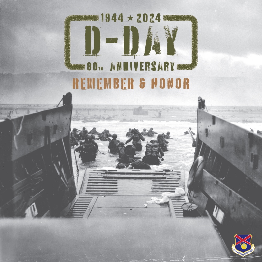 D-Day 80th Anniversary Graphic