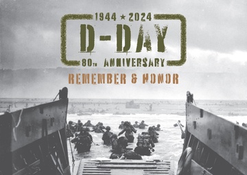 D-Day 80th Anniversary Graphic