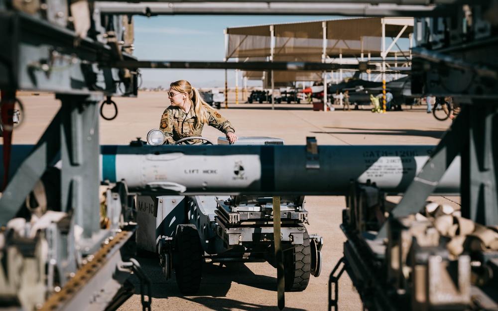 Airmen compete in 56FW annual weapons load competition