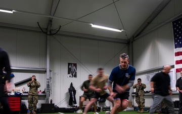 SD Participates in Morning PT with Troops, Visits USEUCOM, Visits USAFRICOM