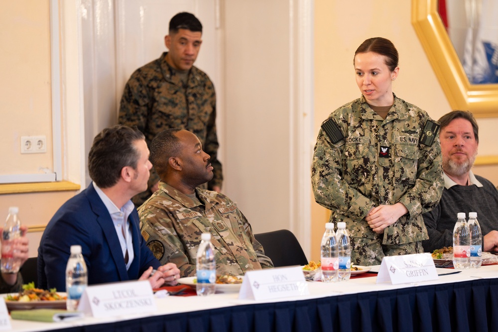 SD Participates in Morning PT with Troops, Visits USEUCOM, Visits USAFRICOM