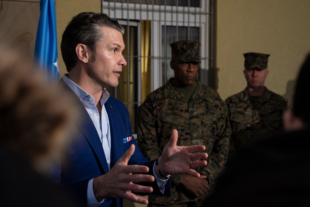 SD Participates in Morning PT with Troops, Visits USEUCOM, Visits USAFRICOM