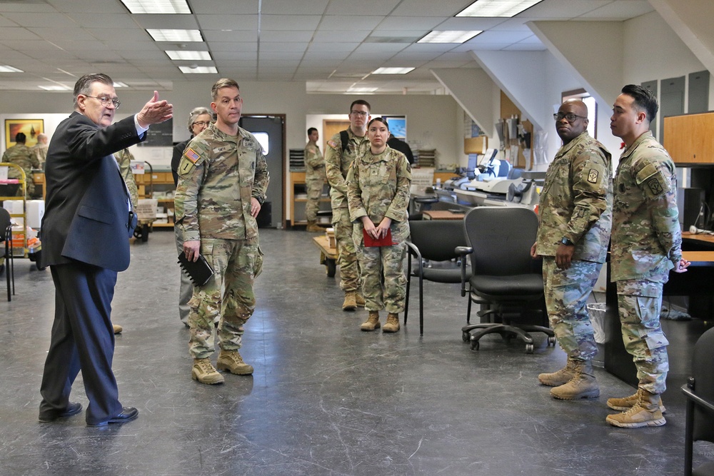 Army AG visits JBLM postal facility