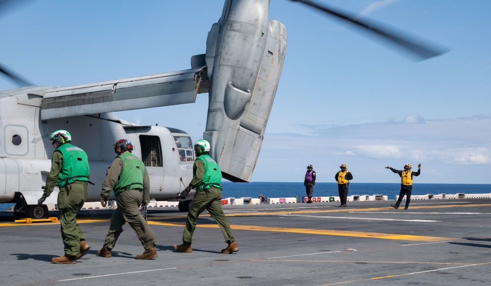 USs America (LHA 6) Conducts Flight Operations