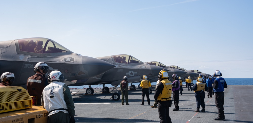 USs America (LHA 6) Conducts Flight Operations