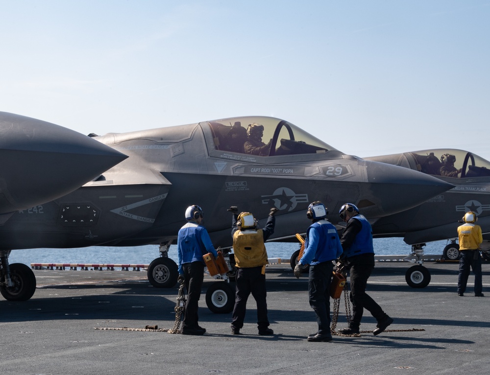 USs America (LHA 6) Conducts Flight Operations