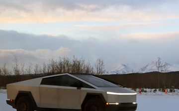 Arctic Regions Test Center automotive test track tests for military and private industry