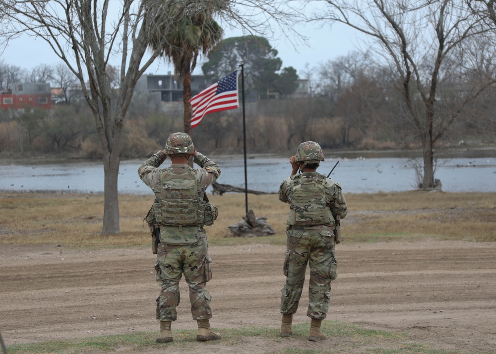 U.S. Soldiers support southern border mission