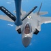 U.S. Air Force KC-135 refuels two F-35As