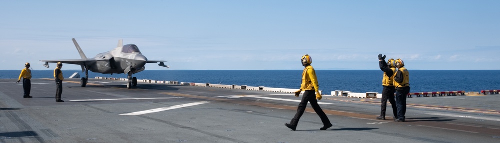 USs America (LHA 6) Conducts Flight Operations