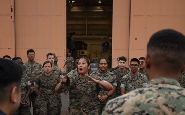 Legends and Heroes Unite: National Football League Hall of Famers and Cheerleaders join forces with Marines at MCBH