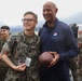 Legends and Heroes Unite: National Football League Hall of Famers and Cheerleaders join forces with Marines at MCBH