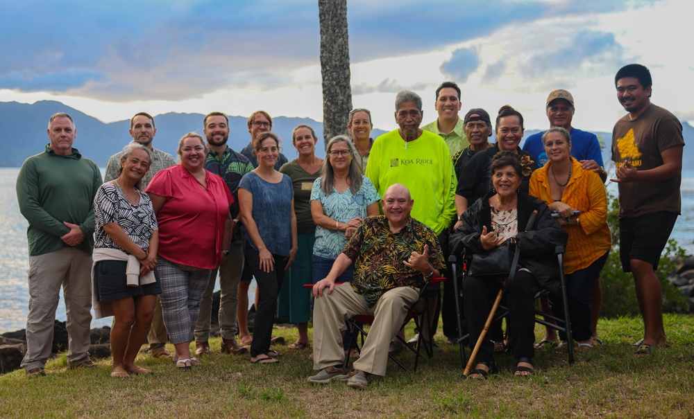 Marine Corps Base Hawaii Leadership and Members of Ola Nu’upia Hui Aim to Re-stabilize Local Ponds