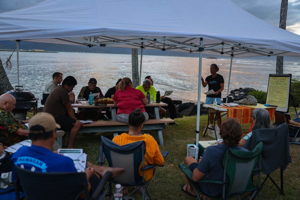 Marine Corps Base Hawaii Leadership and Members of Ola Nu’upia Hui Aim to Re-stabilize Local Ponds