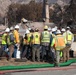 U.S. Army Corps of Engineers clears debris from a house in Altadena