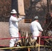 U.S. Army Corps of Engineers clears debris from a house in Altadena