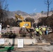 U.S. Army Corps of Engineers clears debris from a house in Altadena