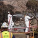 U.S. Army Corps of Engineers clears debris from a house in Altadena