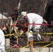 U.S. Army Corps of Engineers clears debris from a house in Altadena