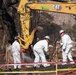 U.S. Army Corps of Engineers clears debris from a house in Altadena