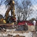 U.S. Army Corps of Engineers clears debris from a house in Altadena