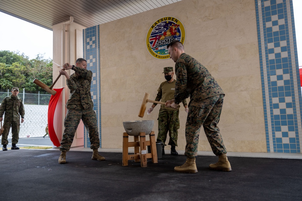 12th MLR Marines Attend 7th SSMR’s New Year and Coming of Age Day Celebrations