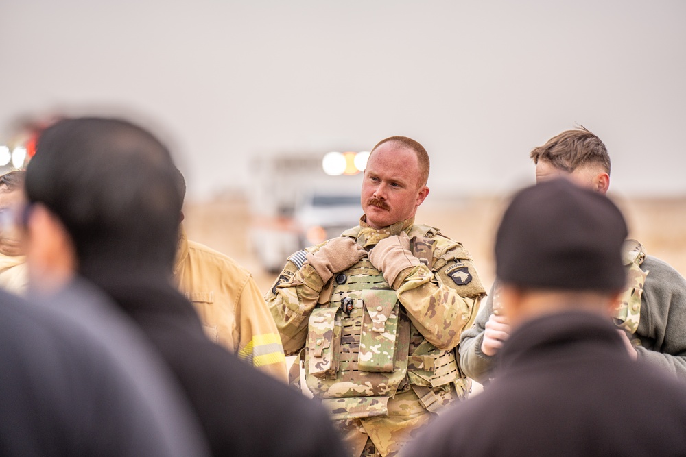 Task Force Shikra Crew Extraction Training