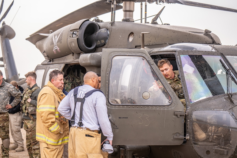 Task Force Shikra Crew Extraction Training