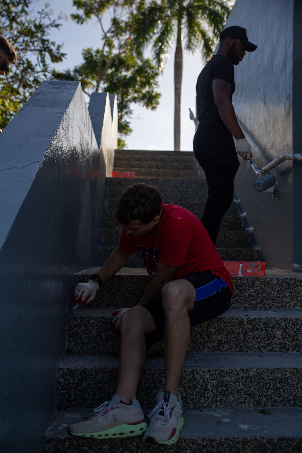 Marines and Sailors help revitalize Guam Veterans Cemetery